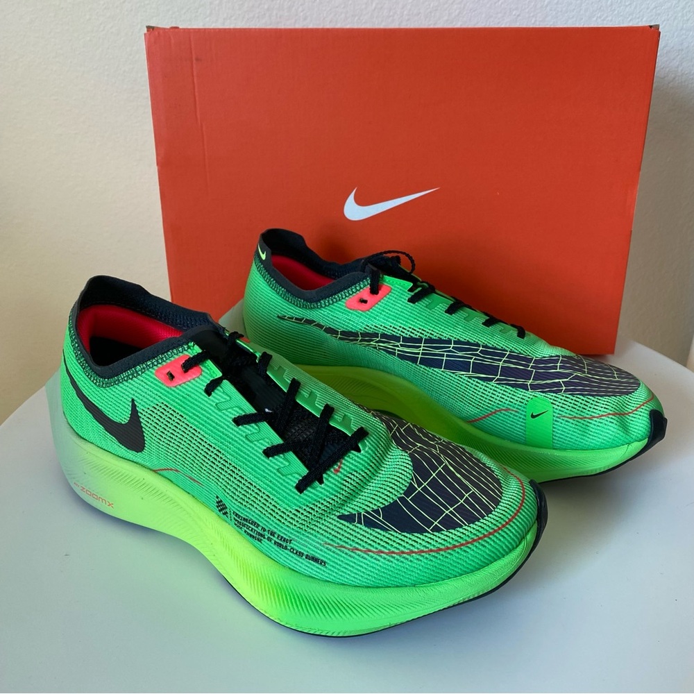 Nike ZoomMX Vaporfly Next% 2 Scream Green/Black Size 9 (DZ4779 304)